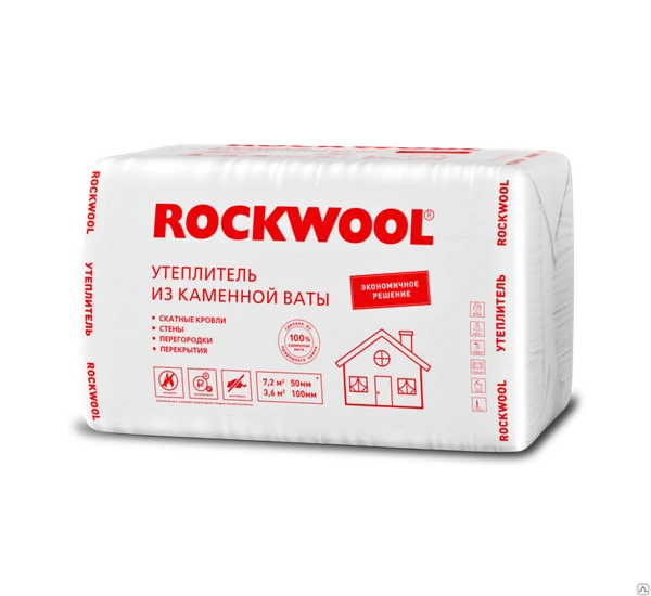 Фото Утеплитель ROCKWOOL Эконом