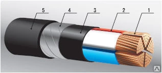 Фото Кабель ВБШвнг-LS 5х4 0,66 кВ (ГОСТ)