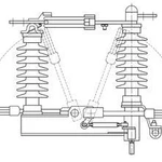 фото Разъединитель горизонтально-поворотного типа РГ-35 (УХЛ1)