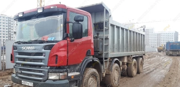 Фото Аренда самосвала Scania P380 CB8X4EHZ, Москва