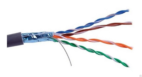 Фото Кабель витая пара FTP 4x2x24AWG наружн. кат. 5Е 305 м серия "Light"