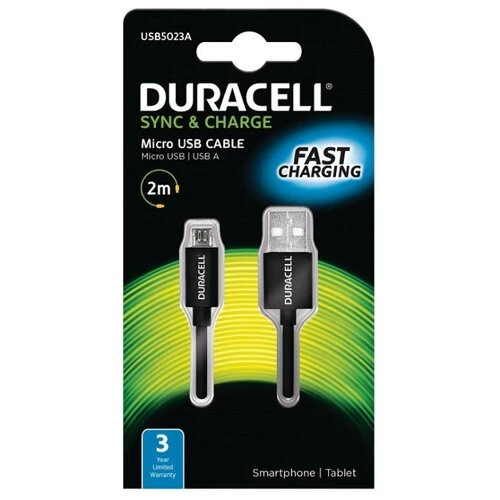 Фото Кабель Duracell USB - microUSB