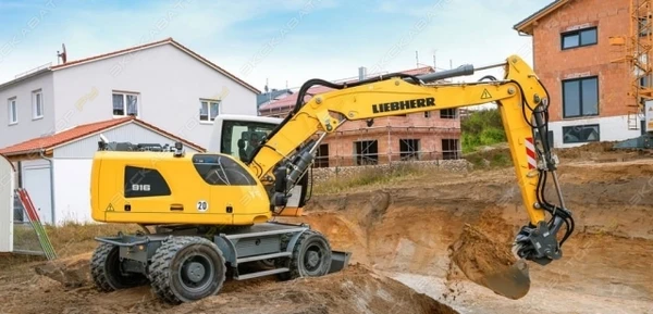 Фото Аренда колесного экскаватора Liebherr A 916 Litronic, Москва