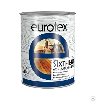 Фото Лак яхтный полуматовый 0,75л EUROTEX