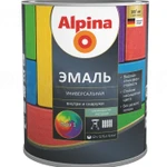 фото Эмаль алкид унив  2,5л База 1 шелк-мат Alpina (4/144) зз П