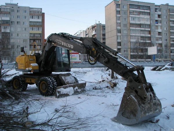 Фото Аренда экскаватора погрузчика VOLVO EW 160C