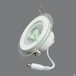 фото 703R-6W-4000K Светильник встраиваемый,круглый,со стеклом,LED,6W