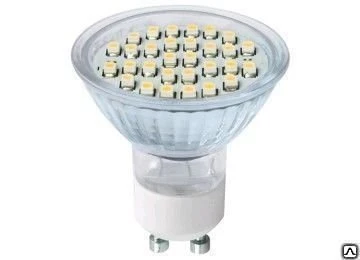 Фото Лампа светодиодная MR16-3 Вт-12 В -3000 К–GU 5,3 SMD