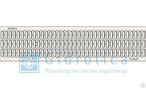 Фото Решетка Standart РВ -20.24.100 - штампованная стальная оцинкованная DN200