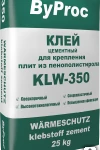 фото Клей для крепления плит из пенополистирола и минераловатных плит KLW-350 25