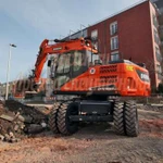 фото Аренда колёсного экскаватора Doosan DX160W