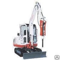 Фото Экскаватор TAKEUCHI TB 175 с гидромолотом на гусеничном ходу в аренду