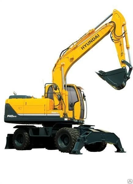 Фото Новый Колесный экскаватор Hyundai R140W-9S