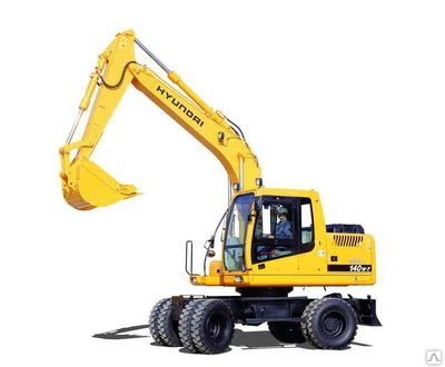 Фото Колесный экскаватор Hyundai R-140W-9S