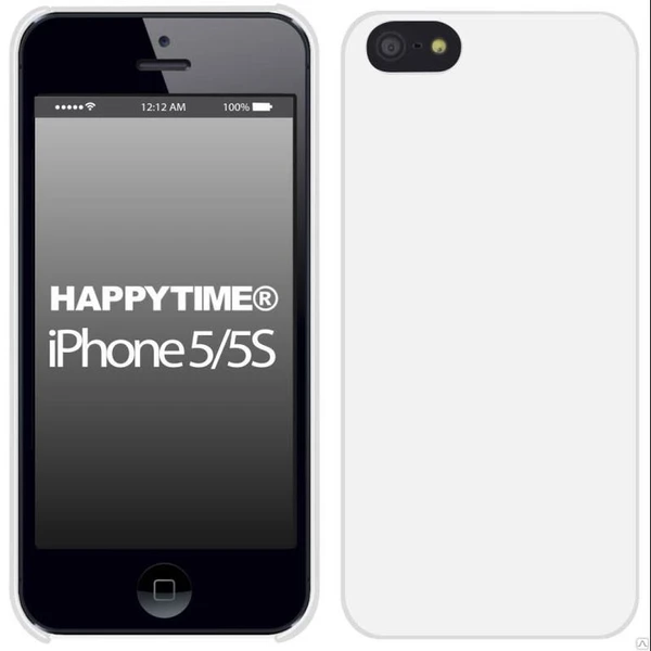 Фото HAPPYTIME® Белый чехол Soft Touch для iPhone 5, 5S