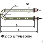 фото Электронагреватель ТЭН-80 А13/1,0 Р 220 ф.2 R30 G1/2