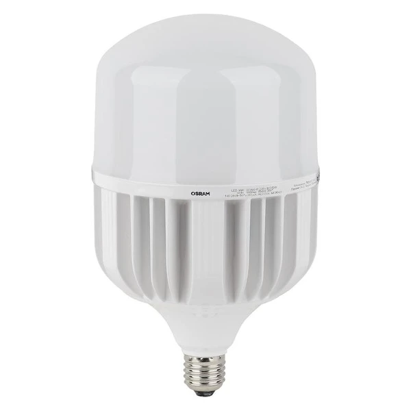 Фото Лампа светодиодная LED HW T 80Вт (замена 800Вт) матовая 6500К холод. бел. E27/E40 8000лм угол пучка 200град. 140-265В PF&gt;/=09 OSRAM 4058075576957