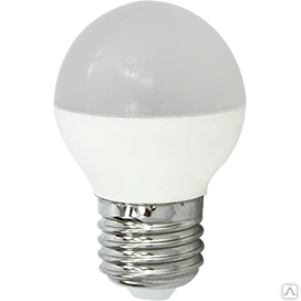 Фото Лампа globe LED 8,0W G45 220V E27 2700K шар (композит) K7GW80ELC