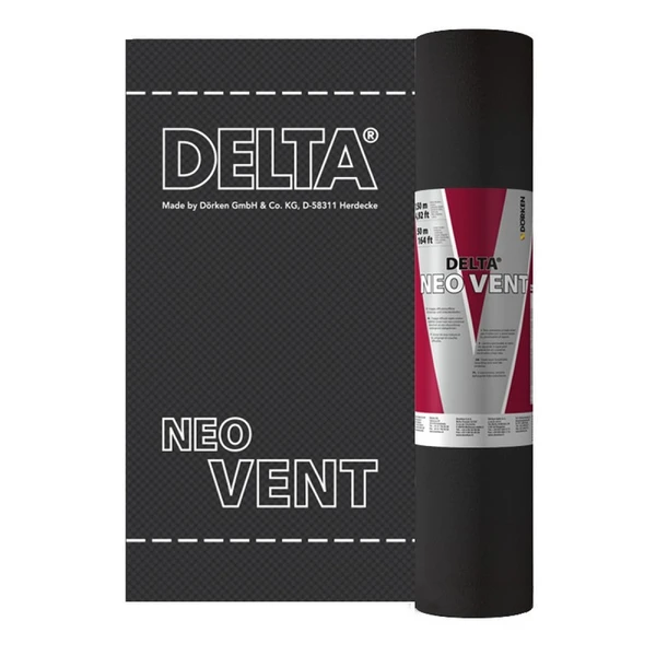 Фото Пленка диффузионная универсальная DELTA-NEO VENT 1.5х50м, 135г/м2