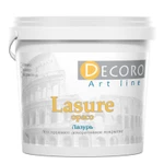 фото Лак лессирующий Decoro Lasure (эффект античной патины), серебро, 5кг