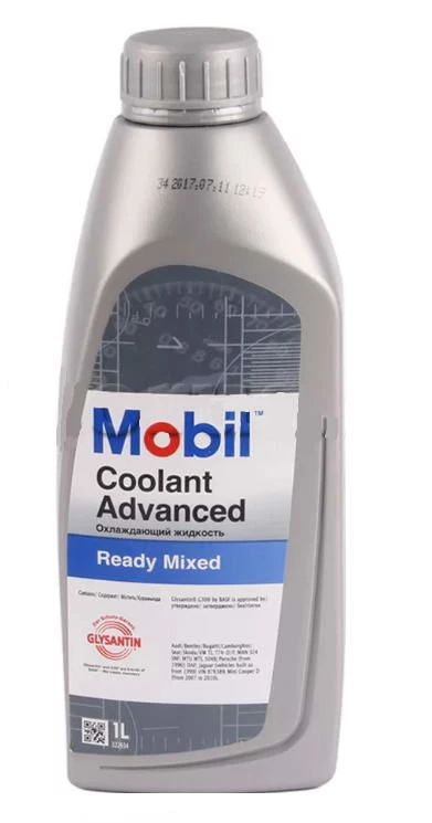 Фото Антифриз Mobil Antifreeze Coolant Advanced -36С, красный 1л. 730910R