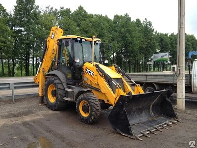 Фото Аренда экскаватора погрузчика JCB в Домодедово