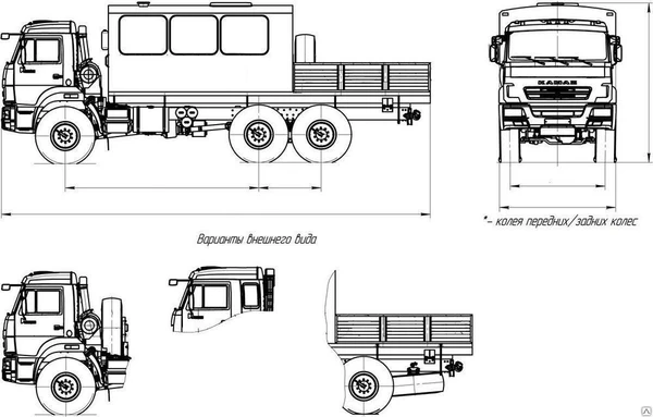 Фото ГПА 12 мест с КМУ на шасси Камаз 43118-3066-42