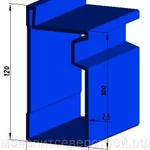 фото Стеновая опалубка - Щит линейный стальной 1.0 х 3.0 м