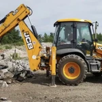 фото Аренда экскаватора- погрузчика JCB с гидромолотом