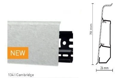 Фото Плинтус  Arbiton INDO 134 Cambridge Кембридж (2500х70х26 мм)