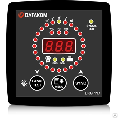 Фото DKG-117 96*96 Синхроскоп и реле включения синхронизации