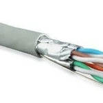 фото Кабель витая пара U/FTP кат.6 4х2х23AWG solid LSZH нг(А)-HF UFTP4-C6-S23-IN-LSZH-GY-500 (м) Hyperline 47958