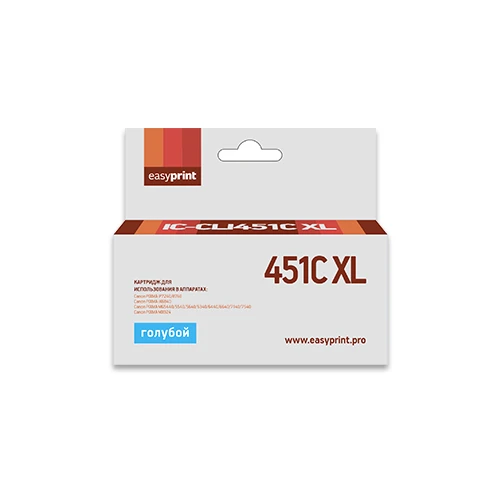 Фото Картридж EasyPrint IC-CLI451C XL