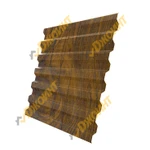 фото Профнастил С-21 0,5 Printech Real Print Noble Chestnut (Благородный каштан)