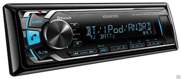 Фото Автомобильная магнитола KENWOOD KMM-303BT 1Din без CD