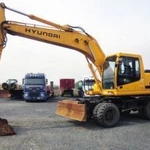 фото Услуги экскаватора колесный 1 м3 Hyundai R200