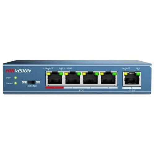 Фото Коммутатор Hikvision DS-3E0105P-E