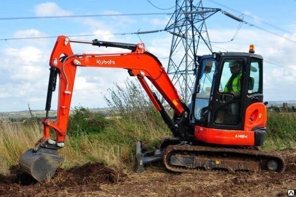 Фото Мини-Экскаватор Kubota U48: Вес 4,78 т в