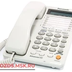 фото Panasonic KX-TS2368RUW 2-х линейный, цвет белый: Проводной телефон