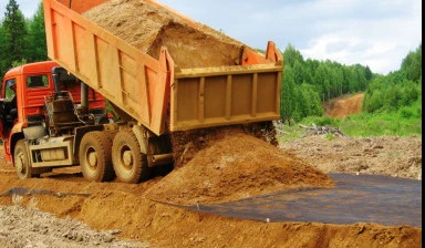 Фото Перевозка грузов карьерным самосвалом.