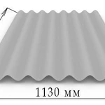 фото Шифер 8 волн 1130х1750мм толщ. 5,8мм (пал/106шт)