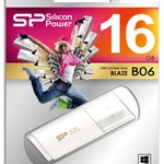 фото Флэш-диск 16GB SILICON POWER B06 БЕЛАЯ С КОЛПАЧКОМ USB 3.0