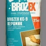 фото Клей КС-9 Керамик для плитки BROZEX 25кг. внутр