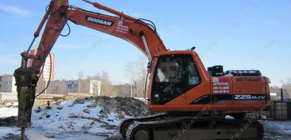 Фото Аренда гусеничного экскаватора Doosan DX225LCA, Новосибирск