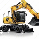 фото Аренда колесного экскаватора JCB JS 160W, Анапа