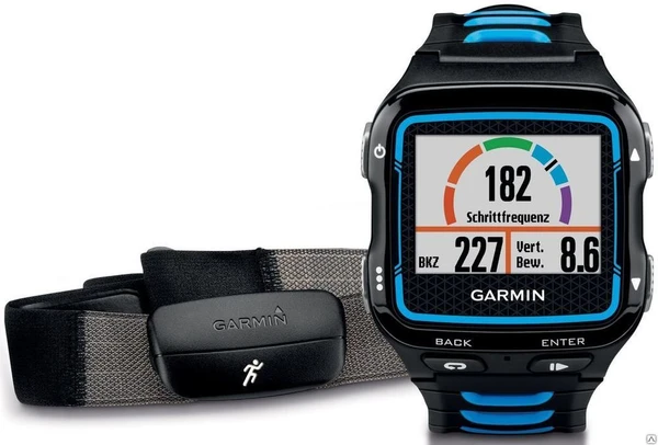 Фото Forerunner 920XT HRM черно-синие. умные часы