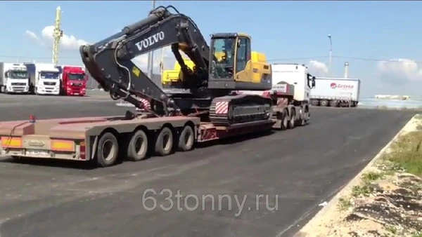 Фото Автомобильная перевозка негабаритных и тяжеловесных грузов