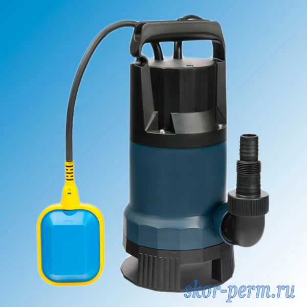 Фото Насос дренажный UNIPUMP VORT 401 PW (230 В, 400 Вт, 8000 л/ч, 5,0 м, кабель 10 м) с поплавковым включателем