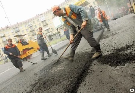 Фото Укладка асфальта