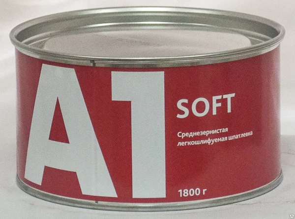 Фото А1-SOFT (1800 гр) универсальная легкошлифуемая шпатлевка